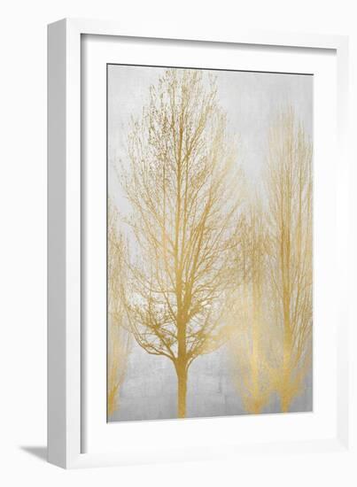 Gold Tree Panel I-Kate Bennett-Framed Art Print