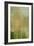 Gold Trees on Green Panel I-Kate Bennett-Framed Art Print