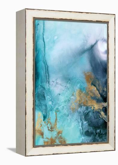 Gold Under the Sea I-Eva Watts-Framed Stretched Canvas