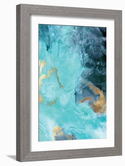 Gold Under the Sea II-Eva Watts-Framed Premium Giclee Print