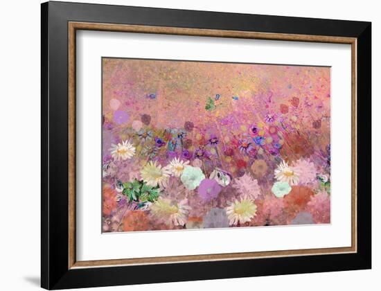 Gold under-Claire Westwood-Framed Art Print