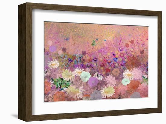 Gold under-Claire Westwood-Framed Art Print