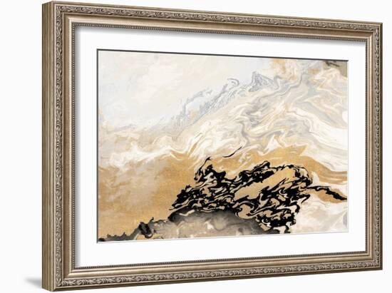 Gold Wave-M. Mercado-Framed Art Print