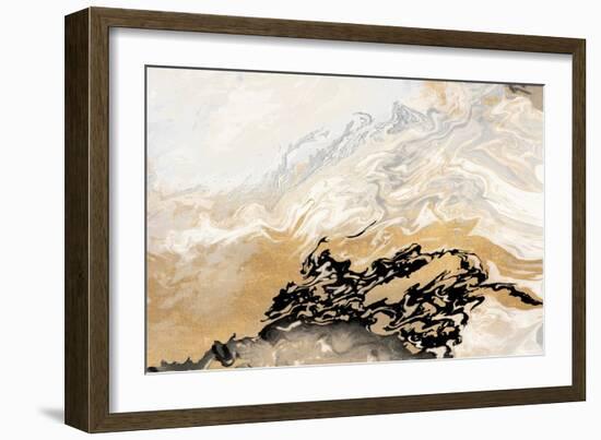 Gold Wave-M. Mercado-Framed Art Print