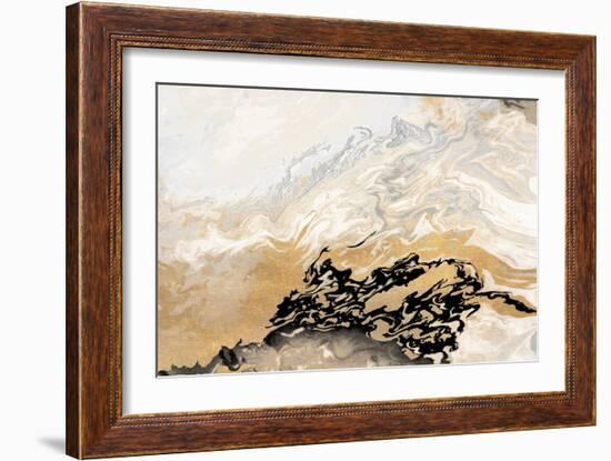 Gold Wave-M. Mercado-Framed Art Print