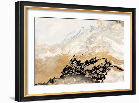 Gold Wave-M. Mercado-Framed Art Print