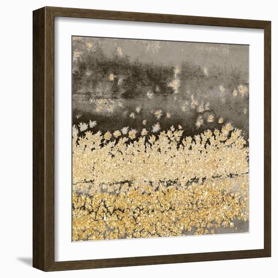 Gold Winds Square II-Lanie Loreth-Framed Art Print