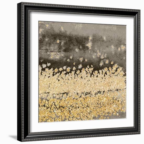 Gold Winds Square II-Lanie Loreth-Framed Art Print