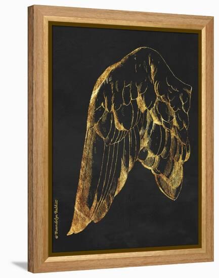 Gold Wing I-Gwendolyn Babbitt-Framed Stretched Canvas