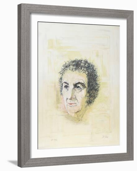 Golda and the Wall-David K^ Stone-Framed Collectable Print