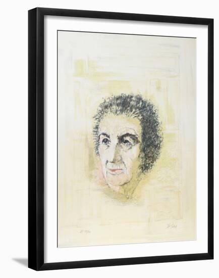 Golda and the Wall-David K^ Stone-Framed Collectable Print