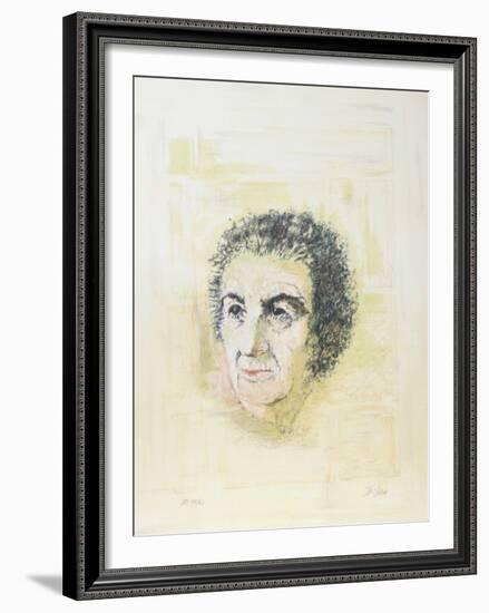 Golda and the Wall-David K^ Stone-Framed Collectable Print