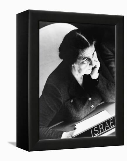 Golda Meir, Israel's Foreign Minister-null-Framed Stretched Canvas