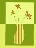 Minimalist Flowers in Green III-Goldberger & Archie-Premium Giclee Print