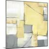 Golden Abstract II-Eva Watts-Mounted Art Print