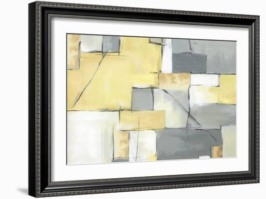 Golden Abstract III-Eva Watts-Framed Art Print