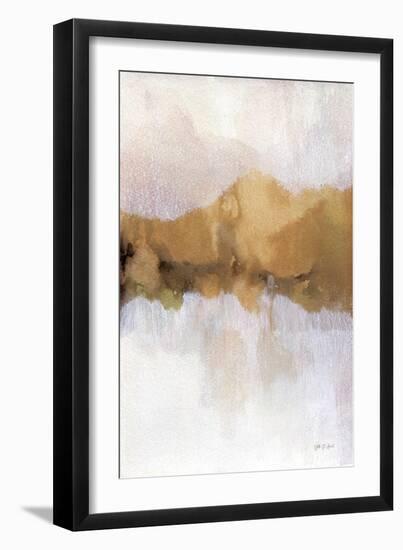 Golden Abstract-Yvette St. Amant-Framed Art Print