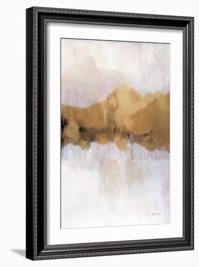 Golden Abstract-Yvette St. Amant-Framed Art Print