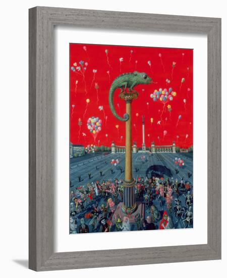 Golden Age or the Dance of Death at the Millennium's End 1996-Tamas Galambos-Framed Giclee Print