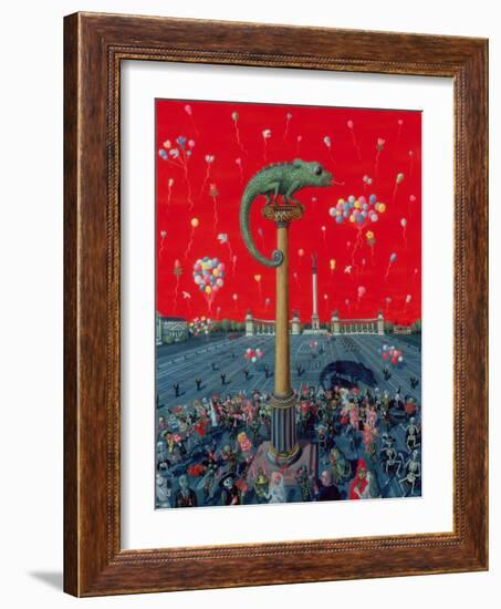 Golden Age or the Dance of Death at the Millennium's End 1996-Tamas Galambos-Framed Giclee Print