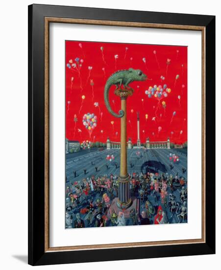 Golden Age or the Dance of Death at the Millennium's End 1996-Tamas Galambos-Framed Giclee Print