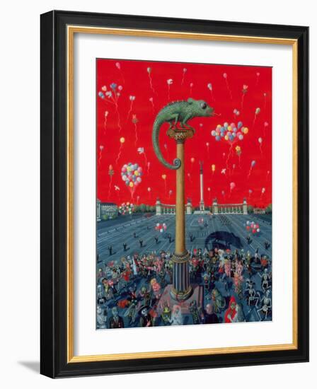 Golden Age or the Dance of Death at the Millennium's End 1996-Tamas Galambos-Framed Giclee Print