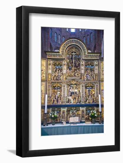 Golden Altar in the Cathedral of Roskilde, Denmark-Michael Runkel-Framed Photographic Print