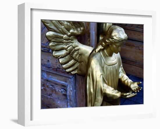 Golden Angel at Doors-Winfred Evers-Framed Photographic Print
