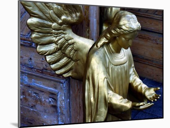 Golden Angel at Doors-Winfred Evers-Mounted Photographic Print