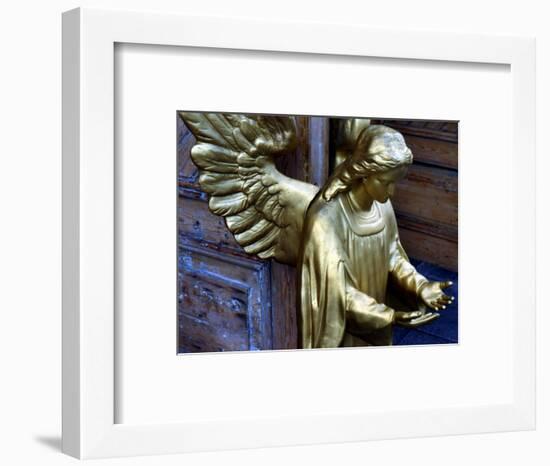 Golden Angel at Doors-Winfred Evers-Framed Photographic Print