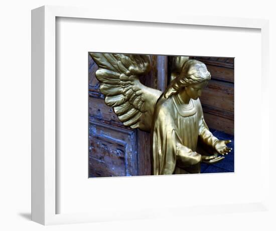 Golden Angel at Doors-Winfred Evers-Framed Photographic Print