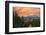 Golden aspen trees and Teton Range in early morning, Grand Teton National Park.-Adam Jones-Framed Photographic Print