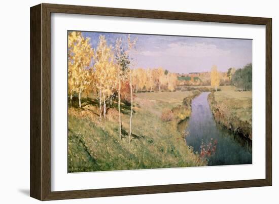 Golden Autumn, 1895-Isaak Ilyich Levitan-Framed Giclee Print