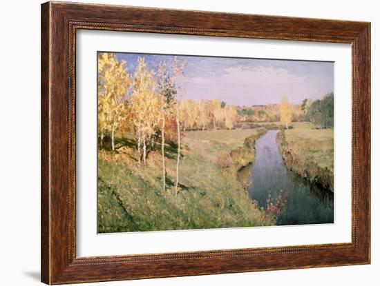 Golden Autumn, 1895-Isaak Ilyich Levitan-Framed Giclee Print