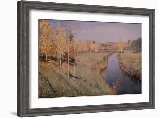 Golden Autumn, 1895-Isaak Ilyich Levitan-Framed Giclee Print