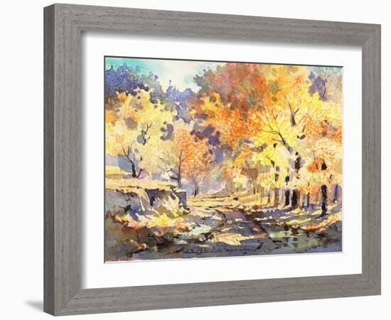 Golden Autumn by Lavere Hutchings-Richard Hutchings-Framed Photographic Print