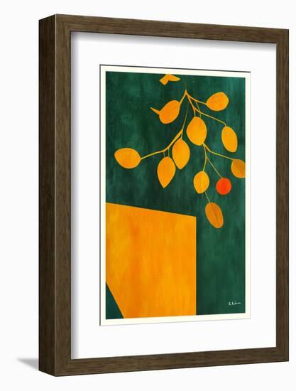 Golden Autumn Leaves-Bo Anderson-Framed Photographic Print