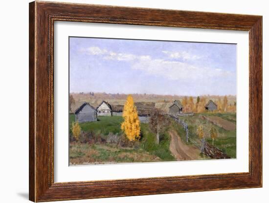Golden Autumn. Slobodka, 1889-Isaak Ilyich Levitan-Framed Giclee Print