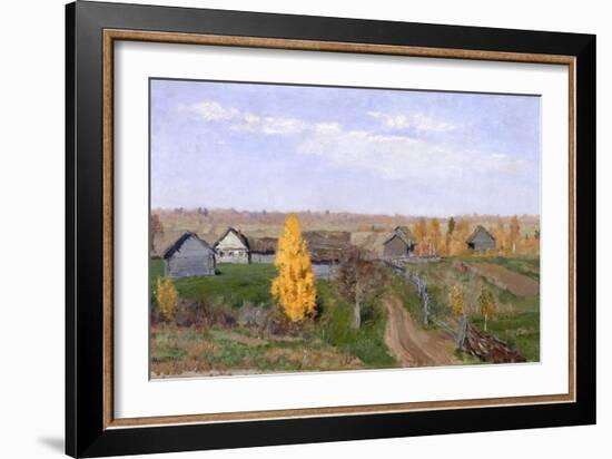 Golden Autumn. Slobodka, 1889-Isaak Ilyich Levitan-Framed Giclee Print