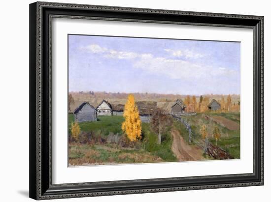 Golden Autumn. Slobodka, 1889-Isaak Ilyich Levitan-Framed Giclee Print