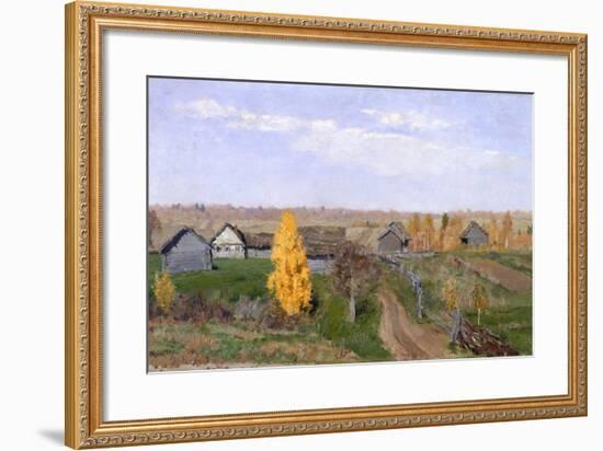 Golden Autumn. Slobodka, 1889-Isaak Ilyich Levitan-Framed Giclee Print