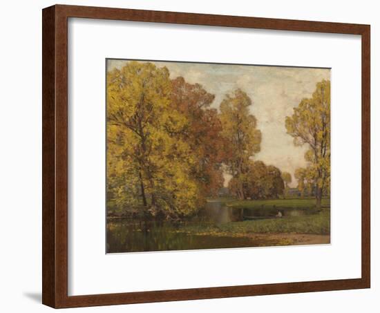 Golden Autumn-Sir Alfred East-Framed Premium Giclee Print