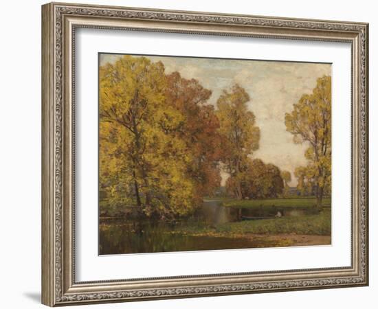 Golden Autumn-Sir Alfred East-Framed Giclee Print