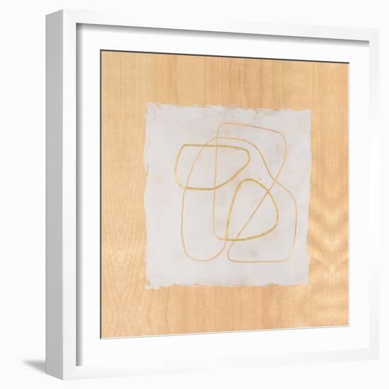 Golden Axis I-Vanna Lam-Framed Art Print