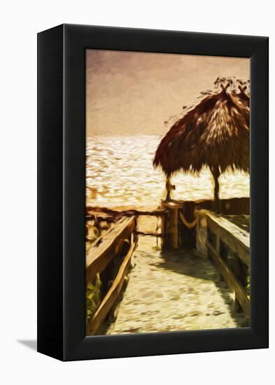 Golden Beach II - In the Style of Oil Painting-Philippe Hugonnard-Framed Premier Image Canvas