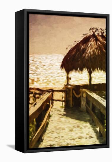Golden Beach II - In the Style of Oil Painting-Philippe Hugonnard-Framed Premier Image Canvas