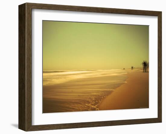 Golden Beach Landscape-Jan Lakey-Framed Photographic Print