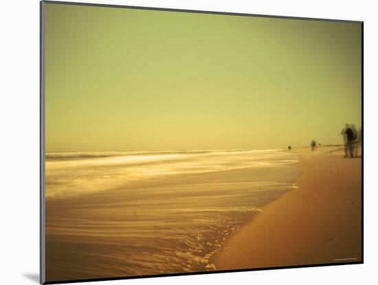 Golden Beach Landscape-Jan Lakey-Mounted Photographic Print