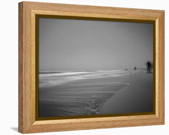 Golden Beach Landscape-Jan Lakey-Framed Premier Image Canvas
