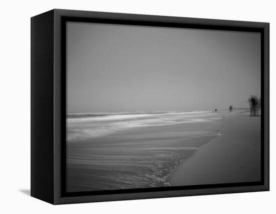 Golden Beach Landscape-Jan Lakey-Framed Premier Image Canvas